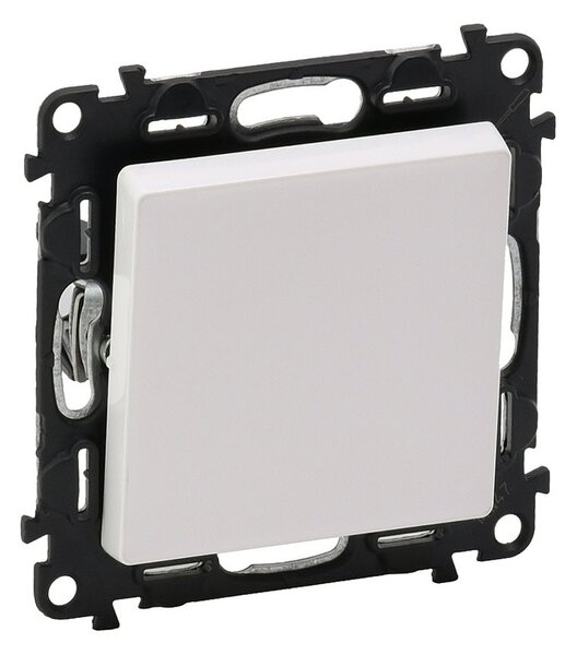 Двуполюсен ключ Legrand Valena Life 10 AX 250 V, ниво на защита IP20, бял