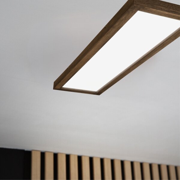 BRILAGI - LED осветително тяло за баня WOODY FRAME LED/40W/230V 120x30 IP44 дъб/орех