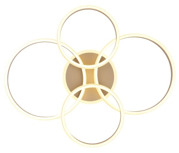 Globo 67260-90SA - Димируем LED плафон RUBIO LED/92W/230V 3000K 68x84,5 cm