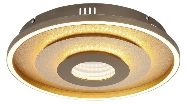 Globo 67824-30G - LED таванен плафон MILES 30W/230V 3000/4000/6000K Ø 40 см
