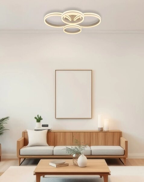 Globo 67260-90SA - Димируем LED плафон RUBIO LED/92W/230V 3000K 68x84,5 cm