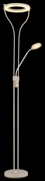 Globo 59038SAD - димируема LED подова лампа EBRO LED/20W/230V + LED/4W 3000K