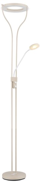 Globo 59038SAD - димируема LED подова лампа EBRO LED/20W/230V + LED/4W 3000K