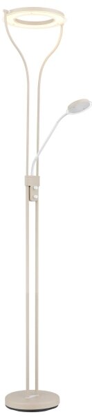 Globo 59038SAD - димируема LED подова лампа EBRO LED/20W/230V + LED/4W 3000K