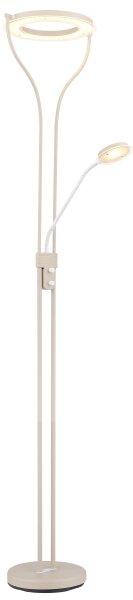 Globo 59038SAD - димируема LED подова лампа EBRO LED/20W/230V + LED/4W 3000K
