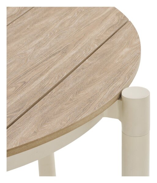 Метална кръгла градинска маса за хранене ø 90 cm Abela – House Nordic