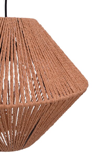 Плафон Palmo e27 въже в естествен цвят d40x32см