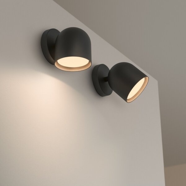 Ideal Lux - LED Стенен спот DODO 1xGX53/9W/230V черен