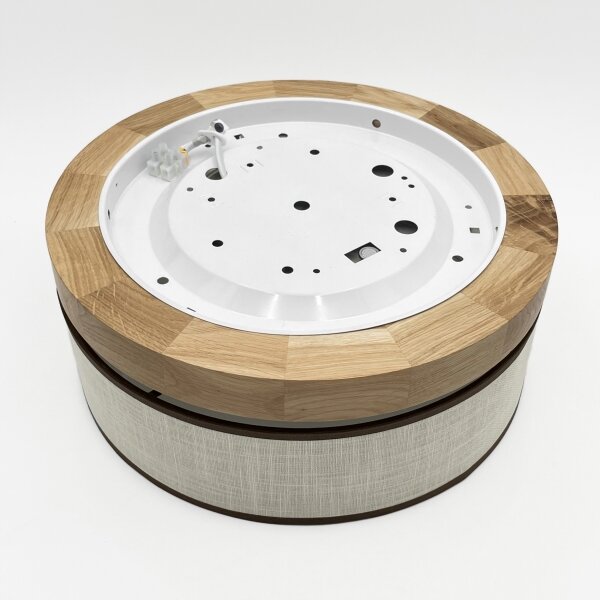 Brilagi - LED таванно осветително тяло BELLADONNA LED/20W/230V Ø 30 cm крем/дъб