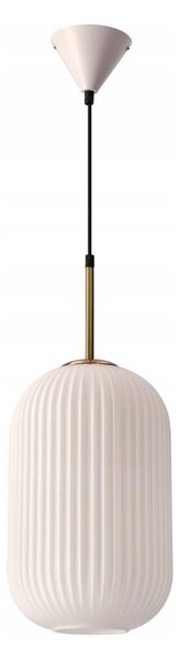 Полилей на кабел CRESTO 1xE27/40W/230V бял/златист