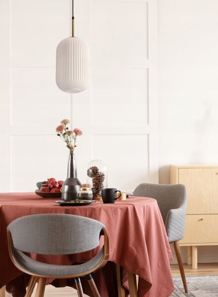 Полилей на кабел CRESTO 1xE27/40W/230V бял/златист