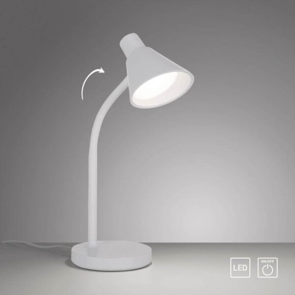 JUST LIGHT. 11248-16 - LED Гъвкава настолна лампа PIXIE LED/4,5W/230V бяла