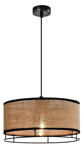 Висяща лампа на кабел ARDI 1xE27/40W/230V, кафяв/черен