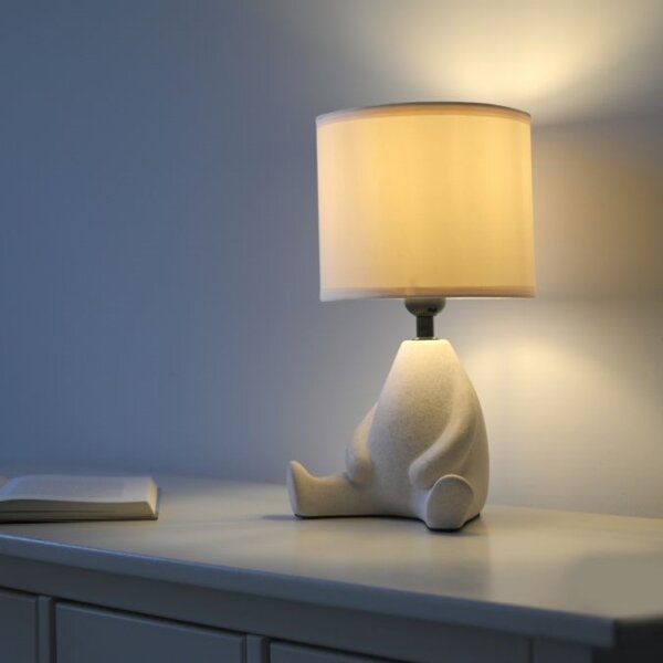 JUST LIGHT. 14190-39 - Настолна лампа TED 1xE27/25W/230V бежова