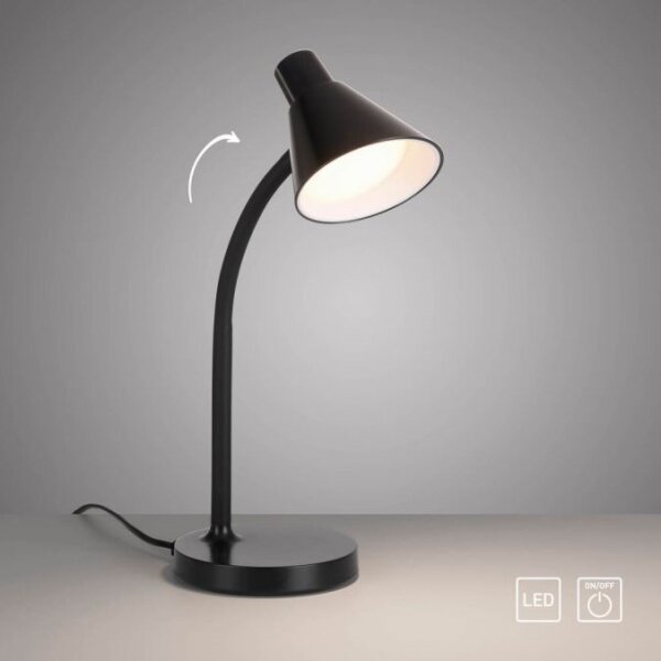JUST LIGHT. 11248-18 - Гъвкава LED настолна лампа PIXIE LED/4,5W/230V черна