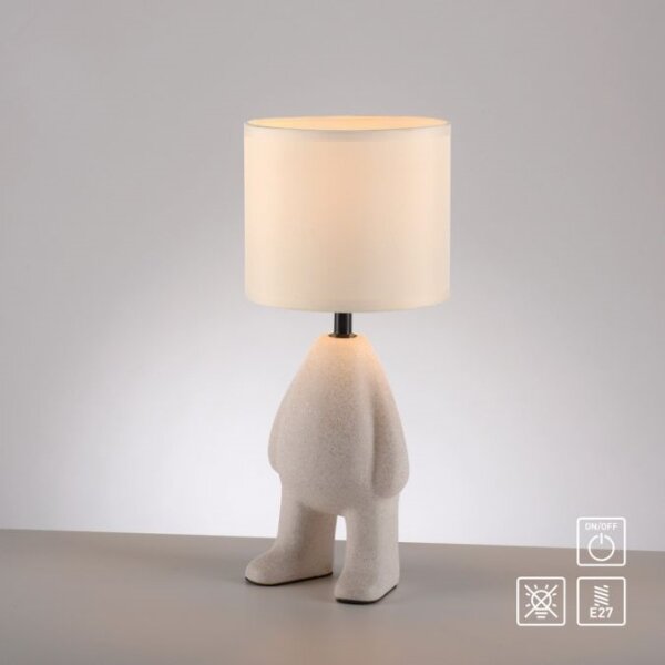 JUST LIGHT. 14191-39 - Настолна лампа TED 1xE27/25W/230V бежова