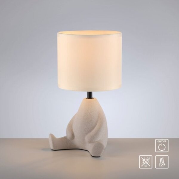 JUST LIGHT. 14190-39 - Настолна лампа TED 1xE27/25W/230V бежова