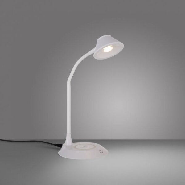JUST LIGHT. 14414-16 -LED димируема настолна лампа с зареждане PUCKI LED/4,5W/230V бяла