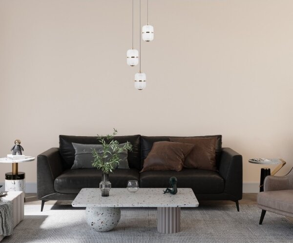 ITALUX PND-34375-3-HBR - LED полилей на кабел ALANI 3xLED/5W/230V 3000K златен