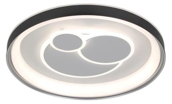 ITALUX PLF-54205-BK-WH - димируемо LED таванно осветително тяло FLORINA LED/46W/230V черно +ДУ