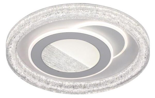 ITALUX PLF-54182R-WH - LED димируемо таванно осветително тяло TEMPIO LED/55W/230V Ø 50 см + дистанционно управление