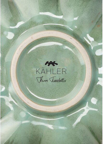Светлозелена керамична ваза (височина 20,5 cm) Kantarel – Kähler Design