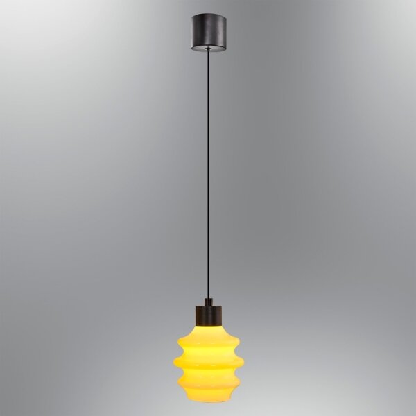 LED полилей на кабел CACTUS LED/3W/230V 3000K черен/жълт