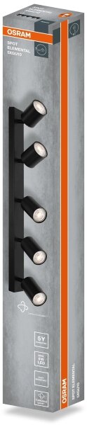 Osram - Точково осветително тяло ELEMENTAL 5xGU10/6W/230V
