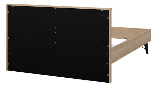 Двойно легло без матрак в естествен цвят 140x200 cm Ry - Tvilum