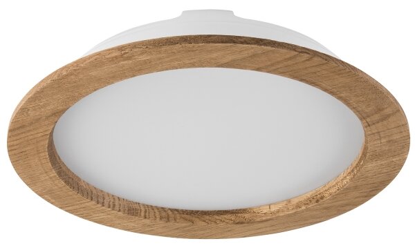 LED Лампа за окачен таван WOODY SPOT LED/23,5W/230V 4000K орех ø 23,5 см