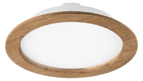 LED Лампа за окачен таван WOODY SPOT LED/23,5W/230V 4000K орех ø 23,5 см