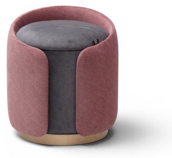 Табуретка Barrel Luxe - Pink