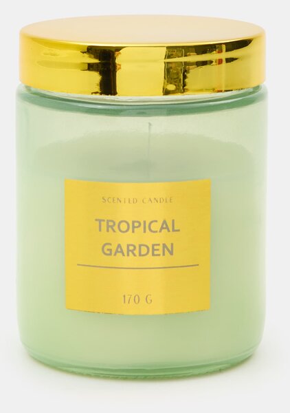 Sinsay - Ароматна свещ Tropical Garden - светлозелено