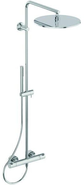 Ceratherm T125 душ система със стенен термостатен смесител, хром