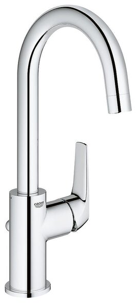 BauFlow Смесител за умивалник 1/2", с изпразнител, едноръкохватков, L-размер