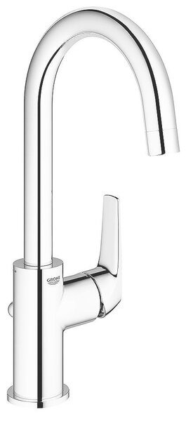 BauFlow Смесител за умивалник 1/2", с изпразнител, едноръкохватков, L-размер