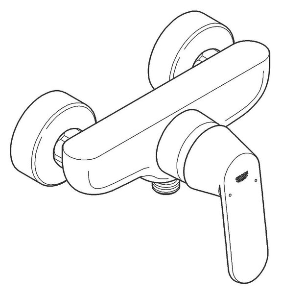 Eurosmart Cosmopolitan Смесител за душ, едноръкохватков 1/2"