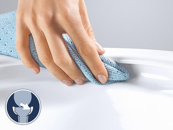 WC комплект за вграждане Grohe Solido 5 в 1, с конзолна чиния и седалка Euro Ceramic