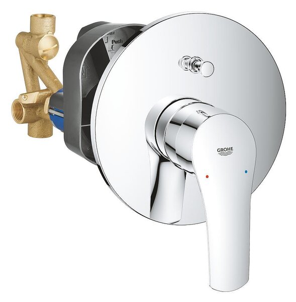 Grohe Eurosmart eдноръкохватков смесител за вана/душ, за вграждане