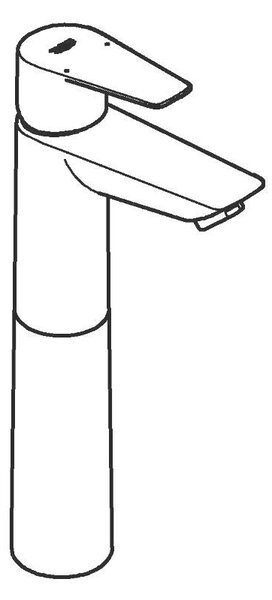 BauEdge Смесител за умивалник, 1/2", едноръкохватков, XL-размер