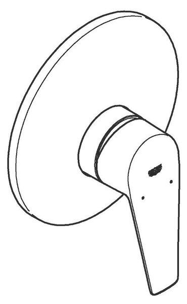 BauEdge Смесител за душ, едноръкохватков 1/2"