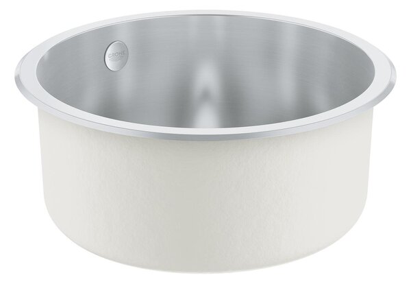 Grohe K200 Кухненска мивка от неръждаема стомана, кръгла, единична