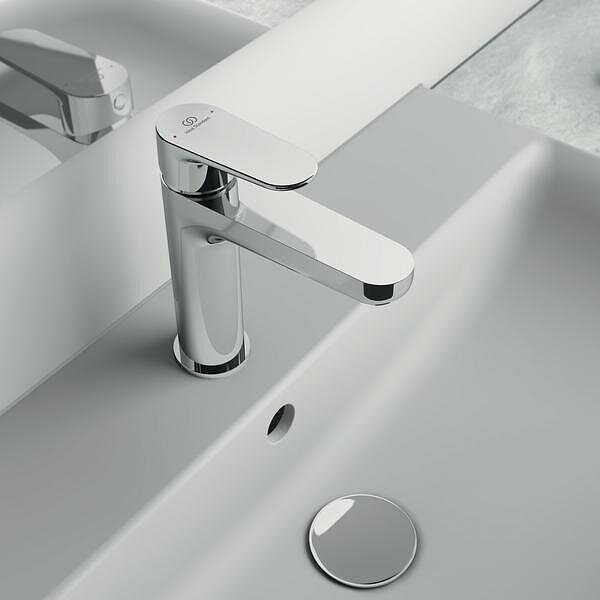 Cerafine O Смесител стоящ за умивалник H120, без изпразнител, хром