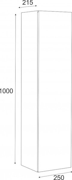 Колона за баня Симпли М реверсивна 100 см
