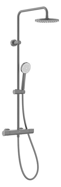 Термостатична душ колона Even - T , цвят brushed titanium black
