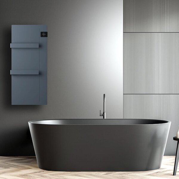 Електрически отоплител за баня Onsen Anthracite 750W, цвят антрацит