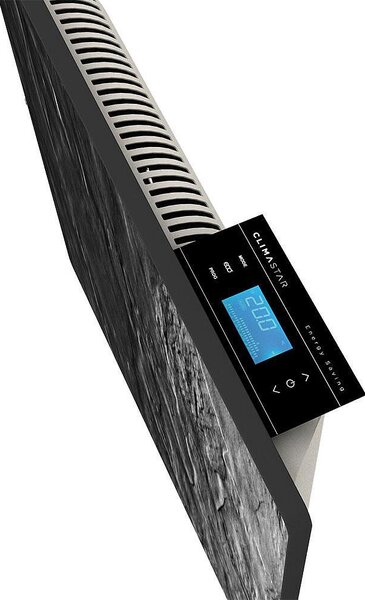 Електрически отоплител за баня Star Wi-Fi 1000 W, черен релеф