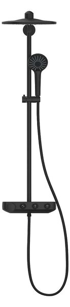 Euphoria SmartControl S310 Duo душ система със стенен термостатен смесител, phantom black