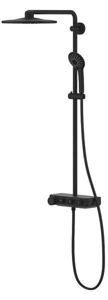 Euphoria SmartControl S310 Duo душ система със стенен термостатен смесител, phantom black