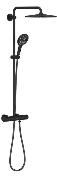 Rainshower SmartActive 310 душ система с термостат, цвят phantom black